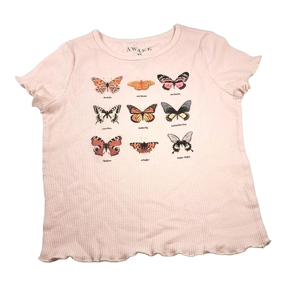Women's Awake Butterfly Crop Top Size XS